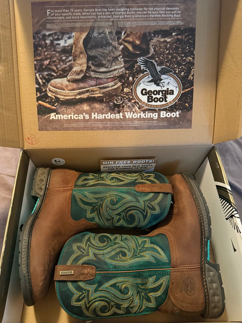 Beautiful Georgia Boots 8